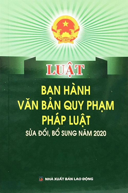 Luật ban hành văn bản quy phạm pháp luật