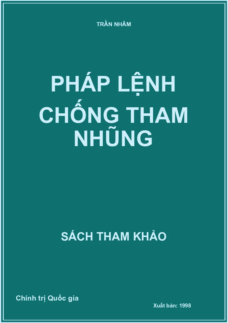 Pháp lệnh chống tham nhũng