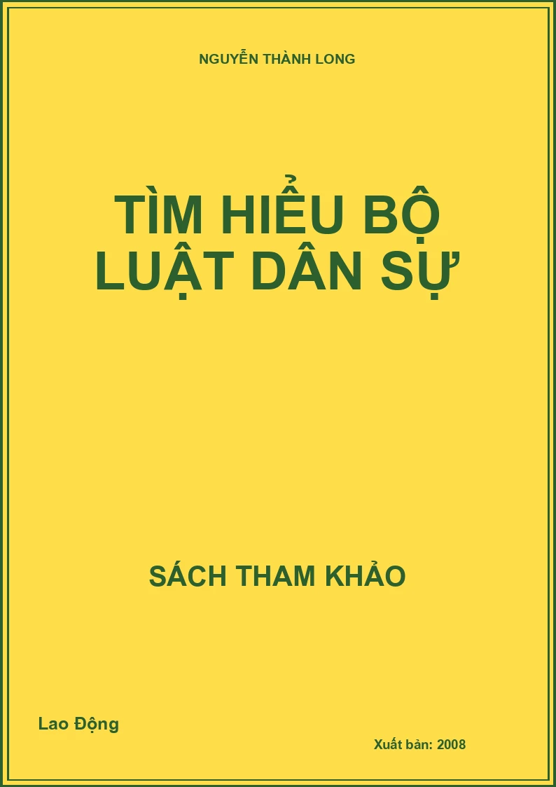 Tìm hiểu bộ luật dân sự