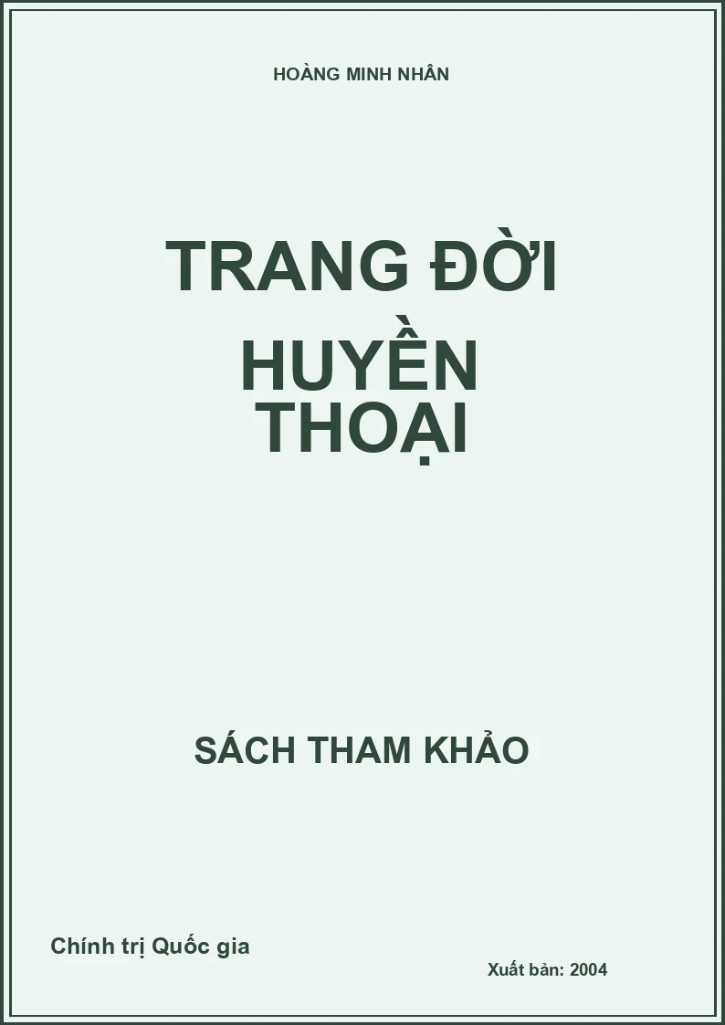 Trang đời huyền thoại
