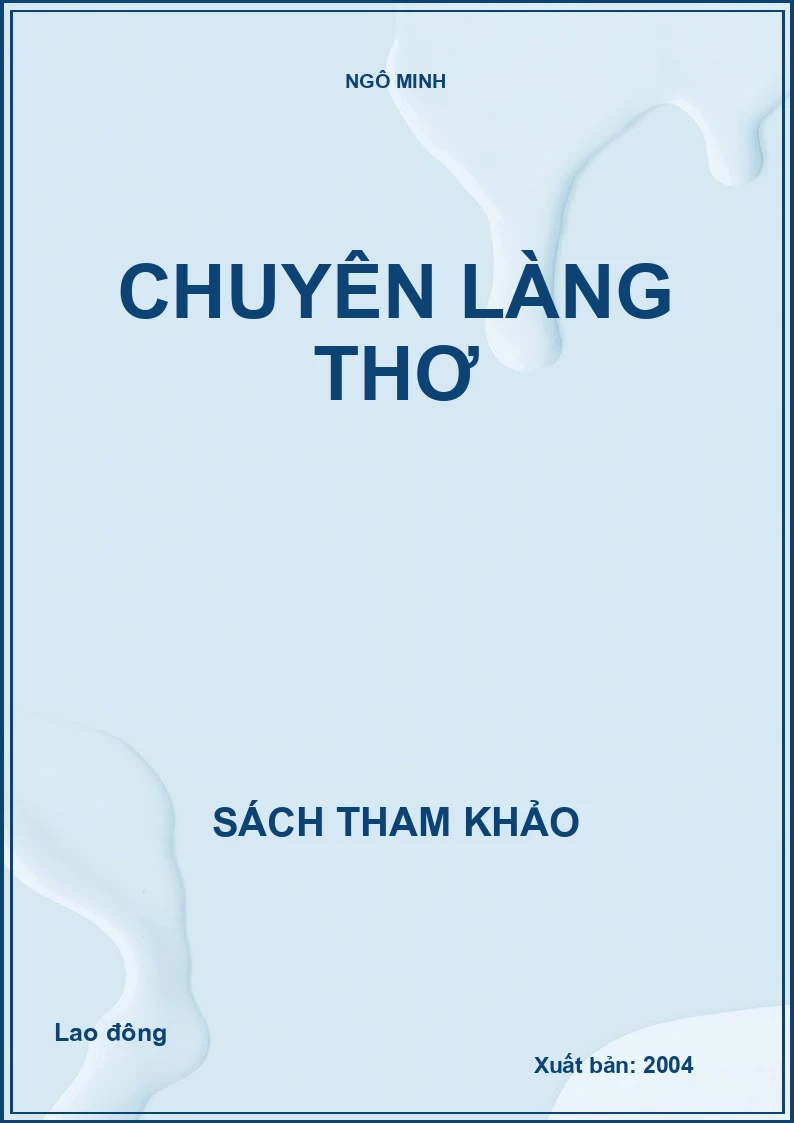 Chuyện làng thơ
