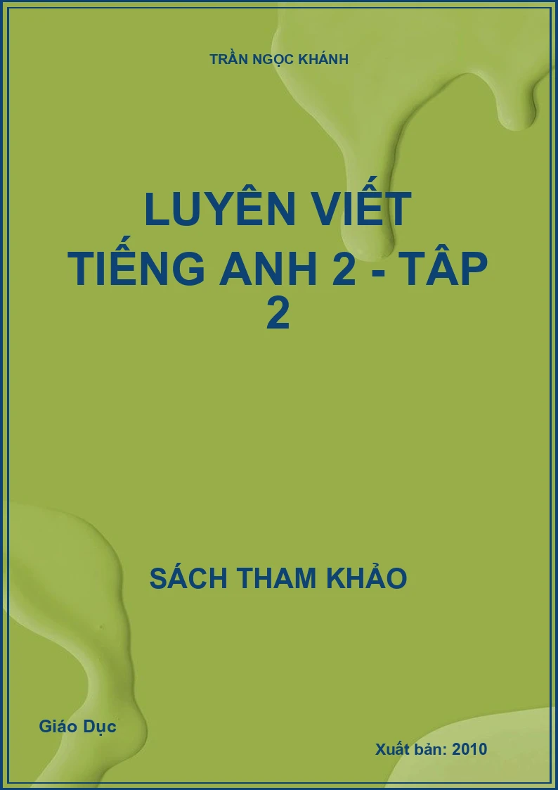 Luyện viết Tiếng Anh 2 - Tập 2