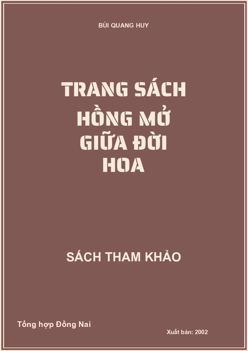 Trang sách hồng mở giữa đời hoa