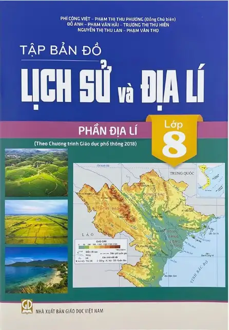Tập bản đồ Lịch sử và Địa lí lớp 8 - phần Địa lí - Kết Nối Tri Thức