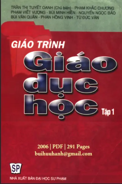 Giáo trình Giáo dục học - Tập 1