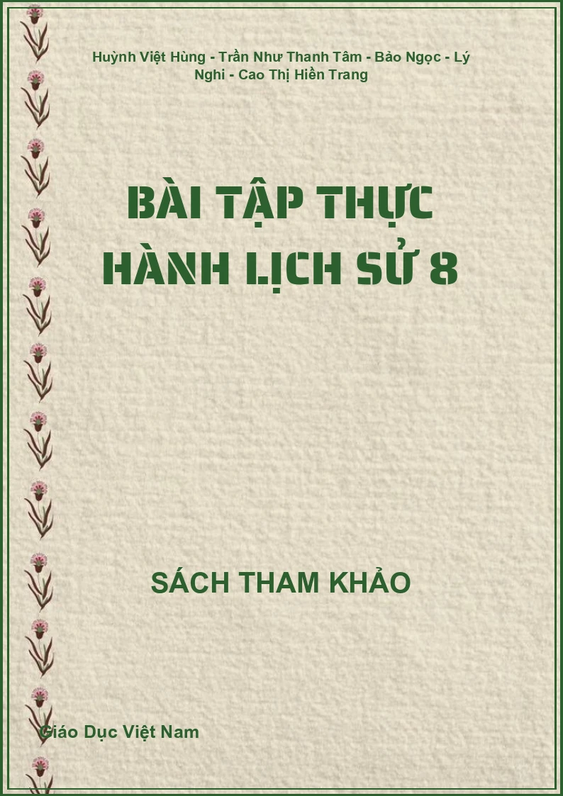 Bài tập thực hành Lịch sử 8