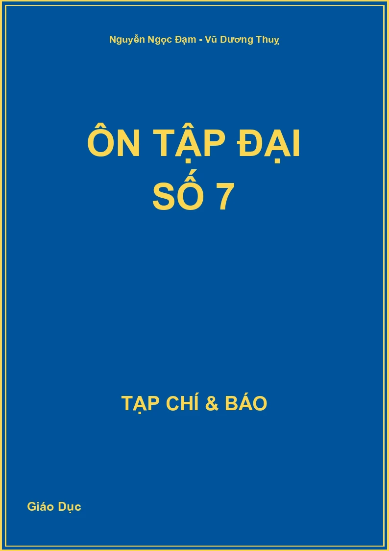 Ôn tập Đại số 7