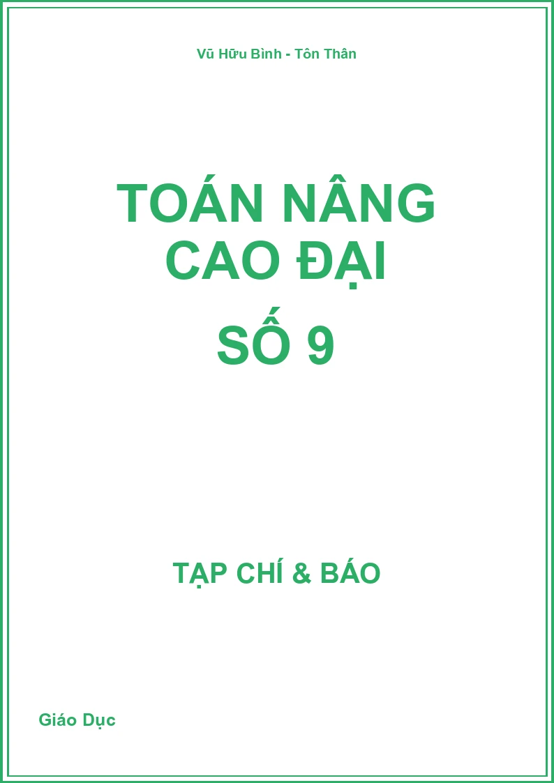 Toán nâng cao Đại số 9
