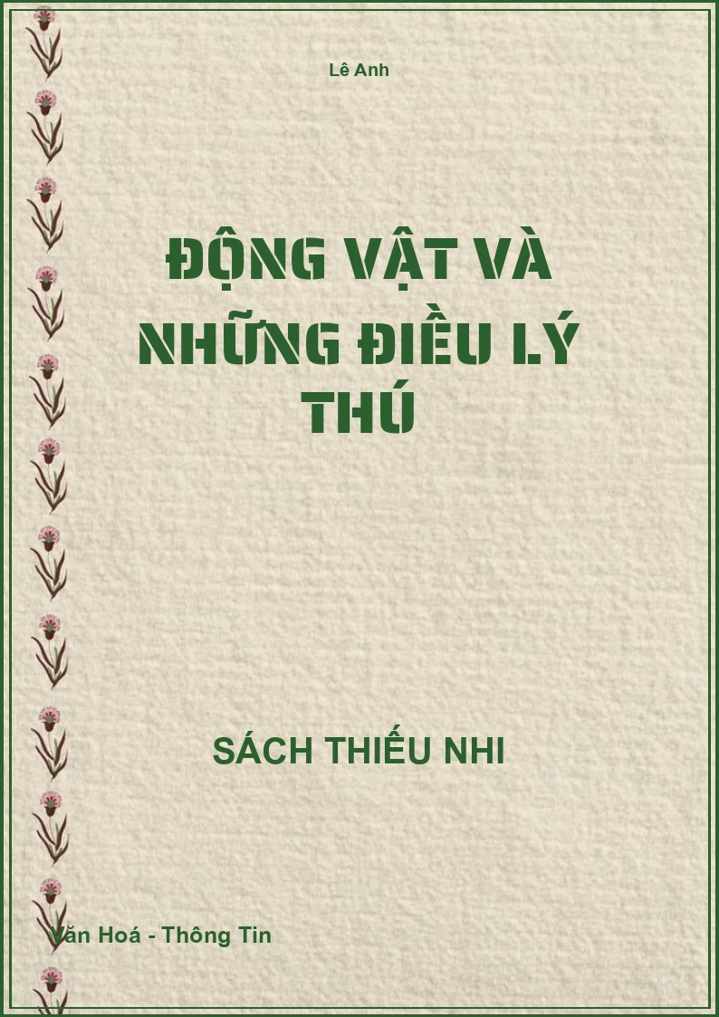 Động vật và những điều lý thú