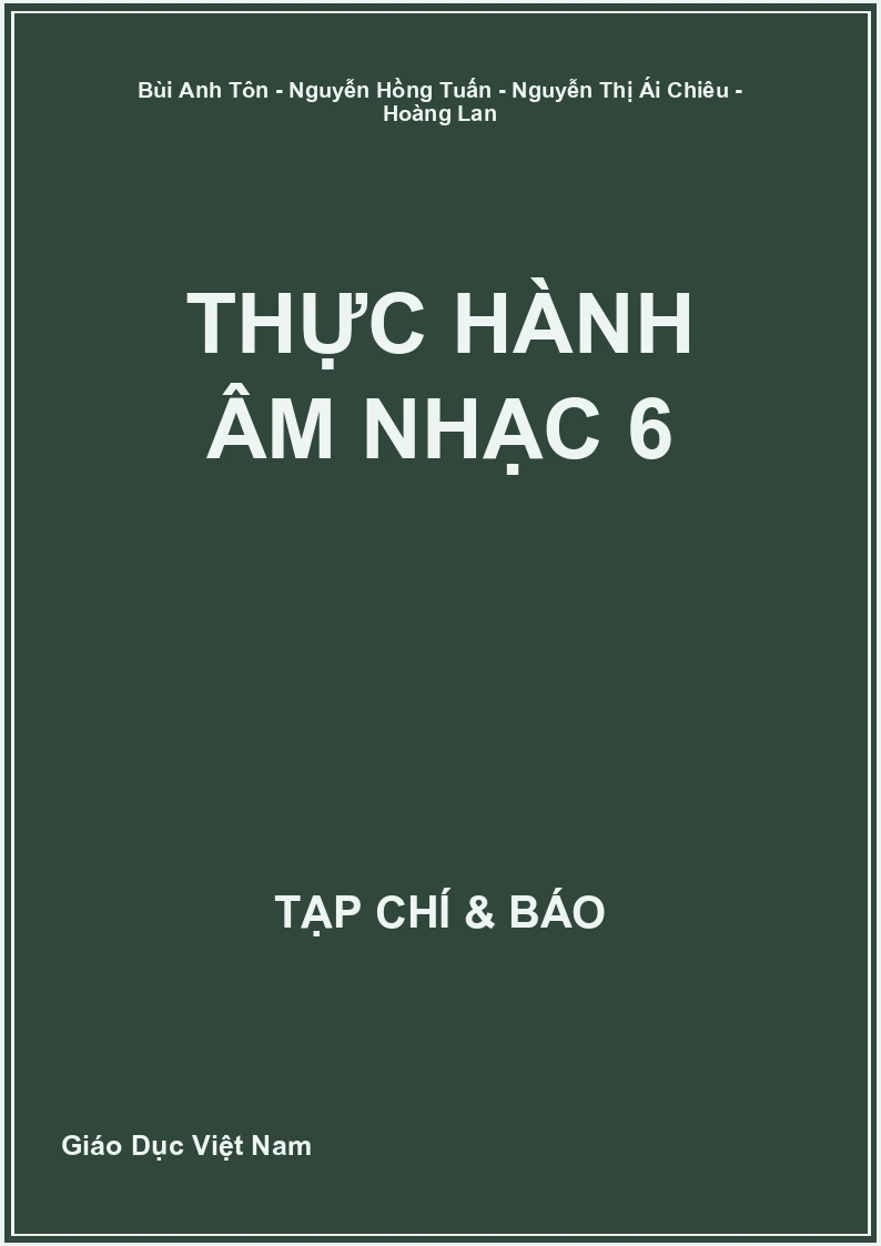 Thực hành âm nhạc 6