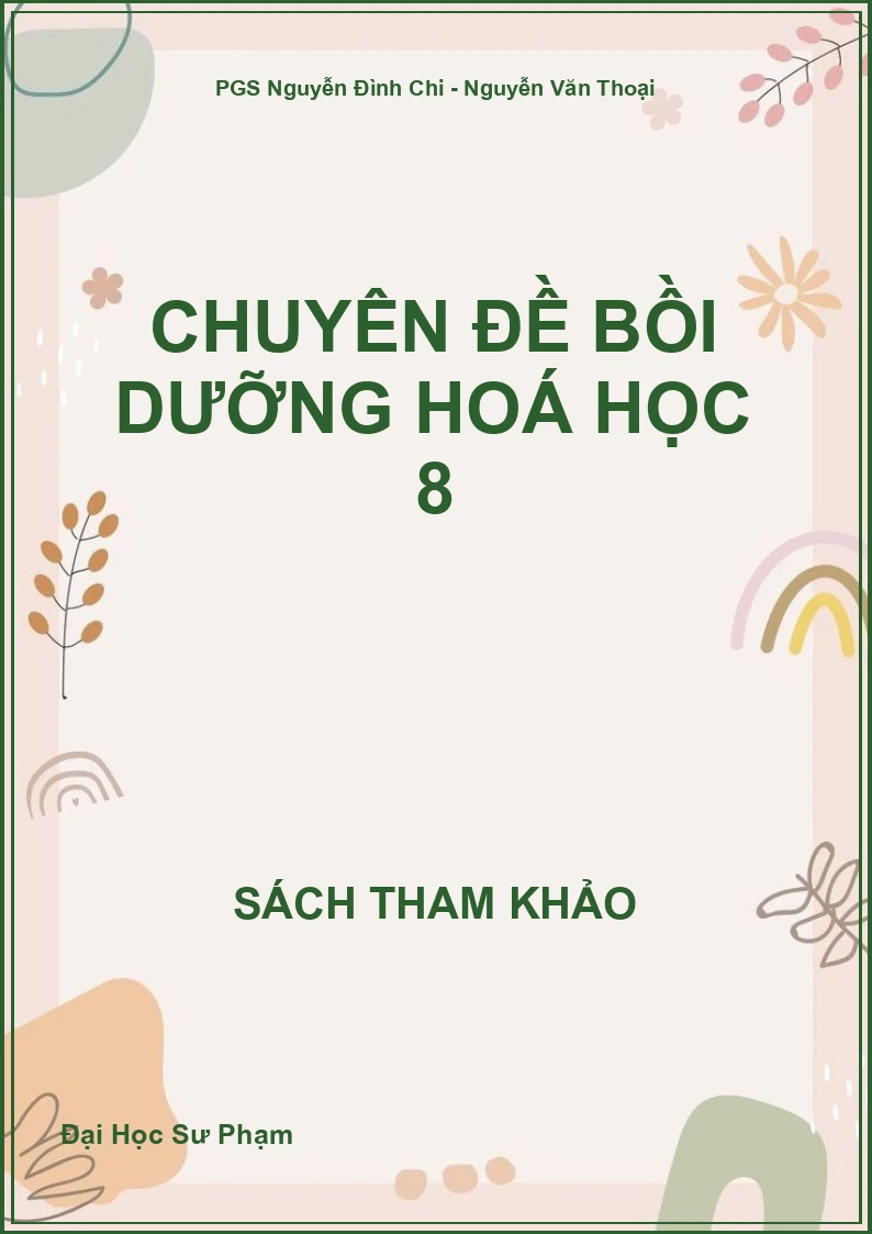 Chuyên đề bồi dưỡng Hoá học 8