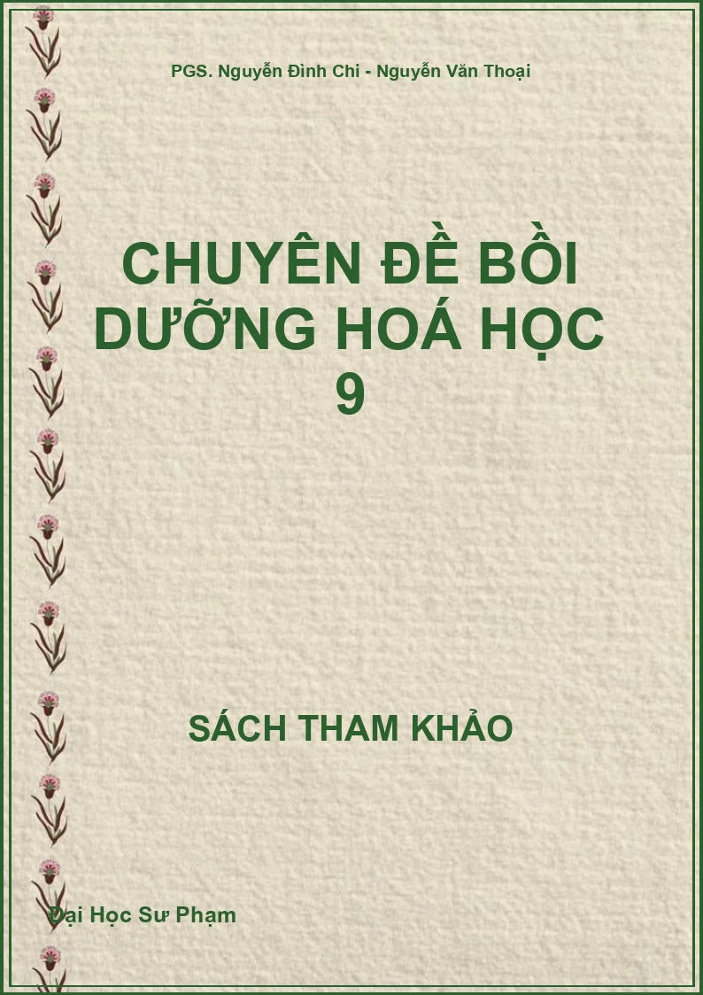 Chuyên đề bồi dưỡng Hoá học 9