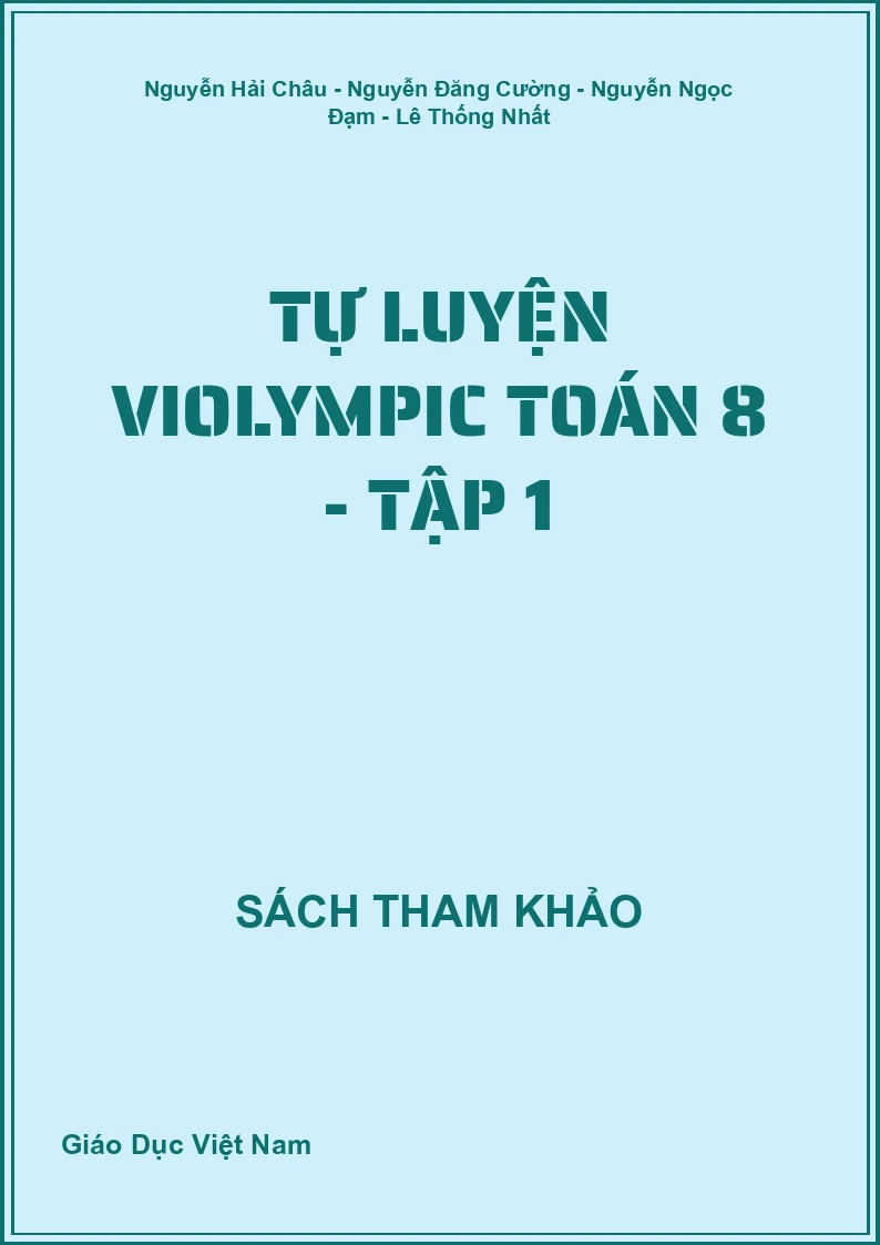 Tự luyện Violympic Toán 8 - Tập 1