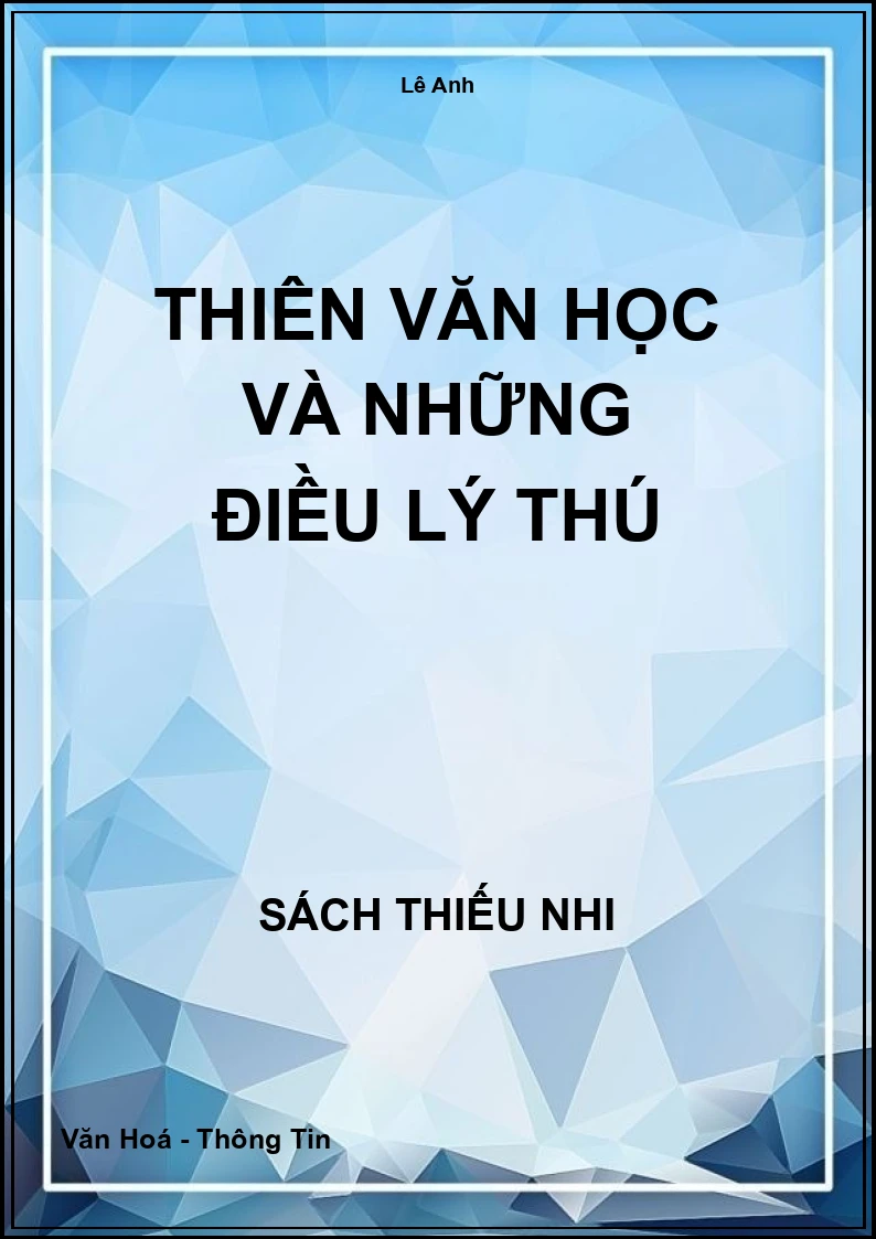 Thiên văn học và những điều lý thú