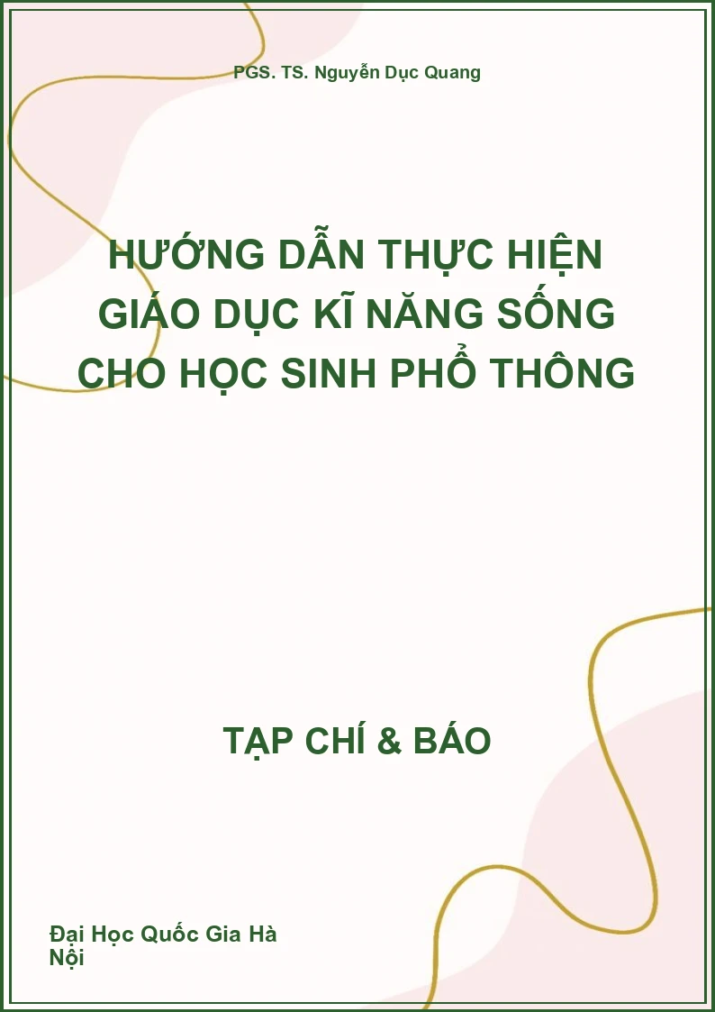 Hướng dẫn thực hiện Giáo dục kĩ năng sống cho học sinh phổ thông
