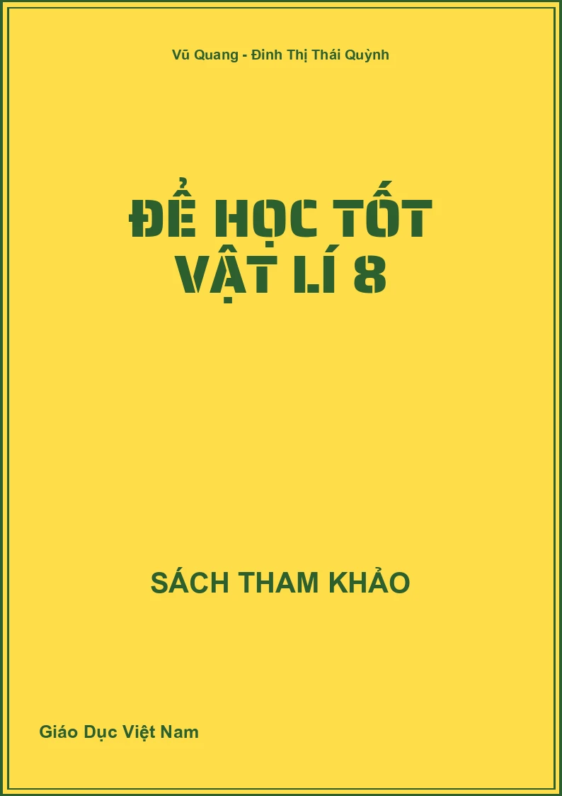 Để học tốt Vật lí 8