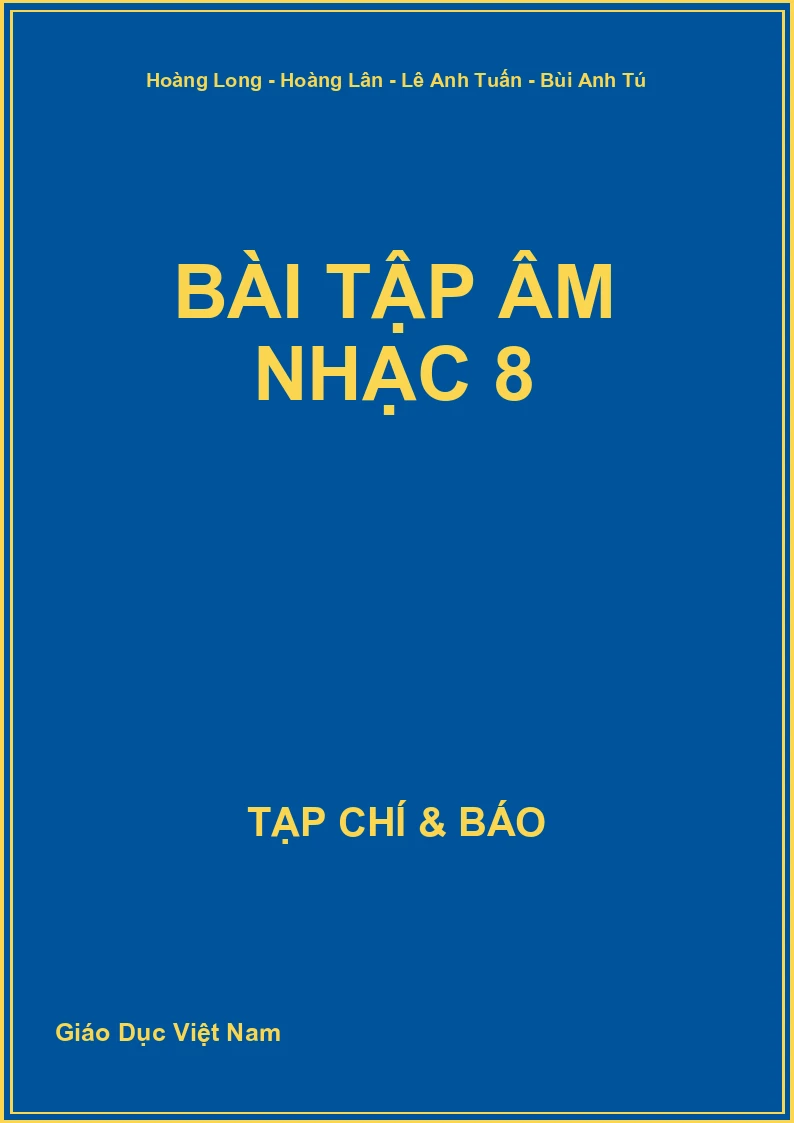 Bài tập Âm nhạc 8