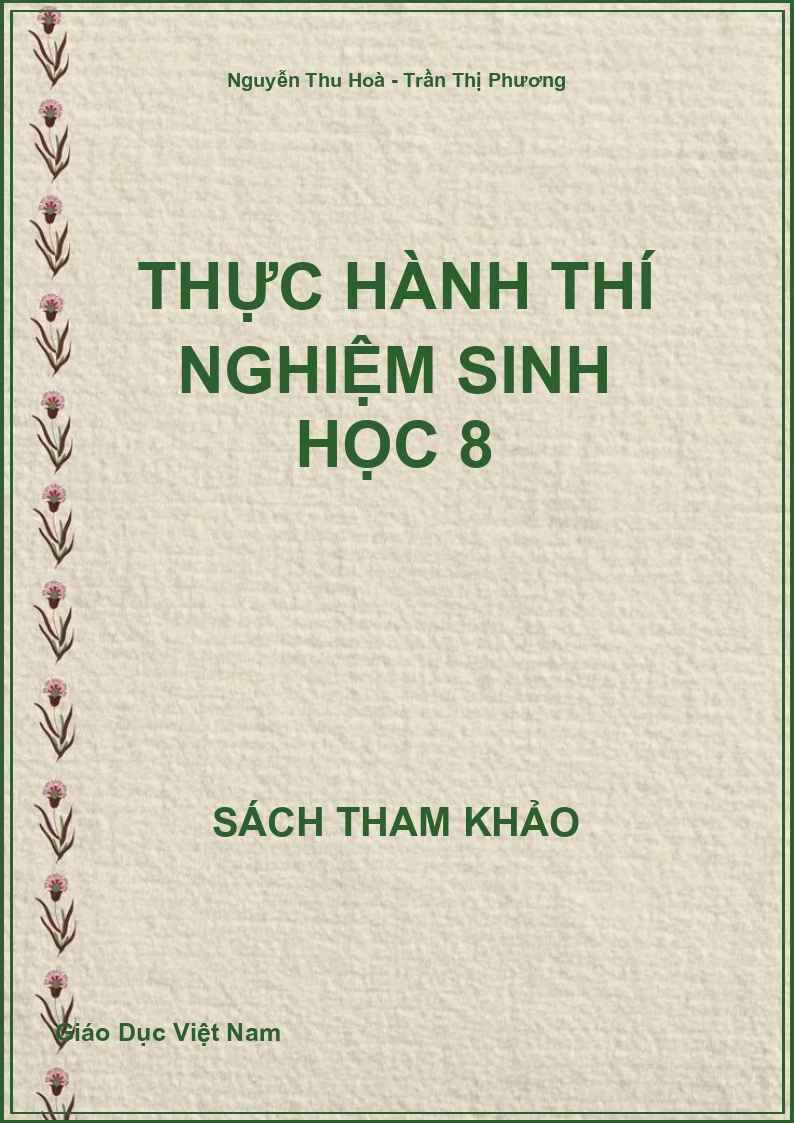 Thực hành thí nghiệm Sinh học 8