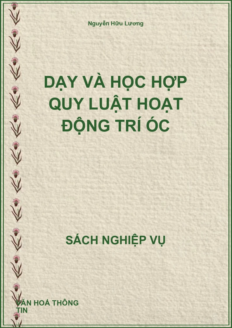 Dạy và học hợp quy luật hoạt động trí óc
