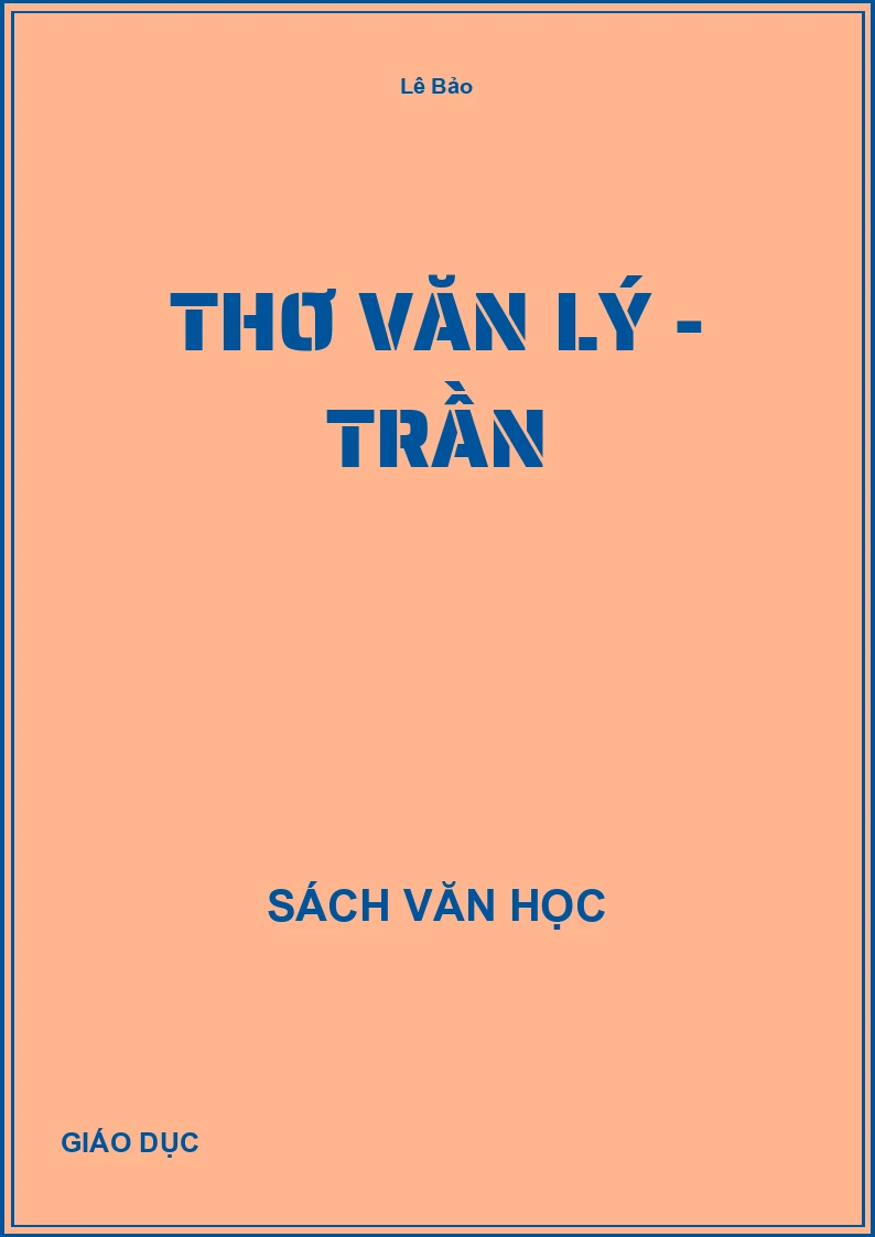 Thơ văn Lý - Trần