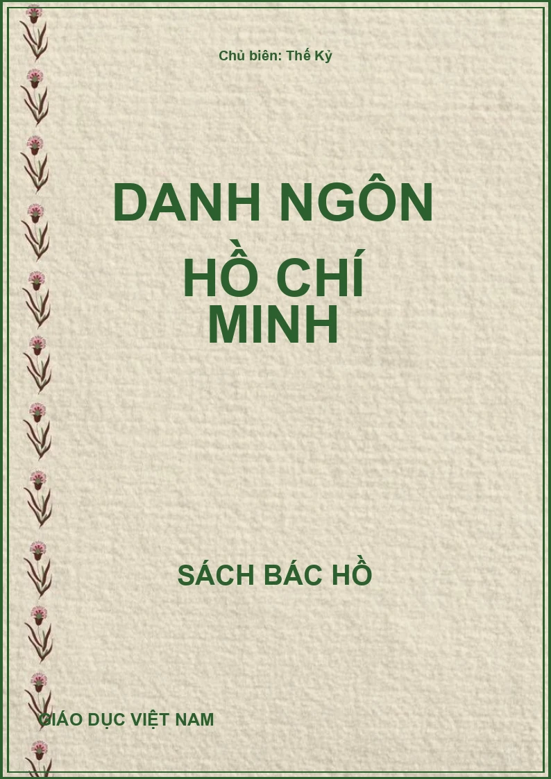 Danh ngôn Hồ Chí Minh