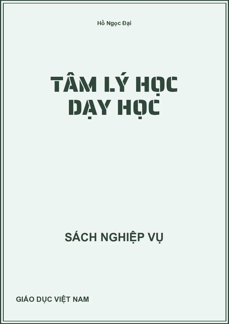 Tâm lý học dạy học