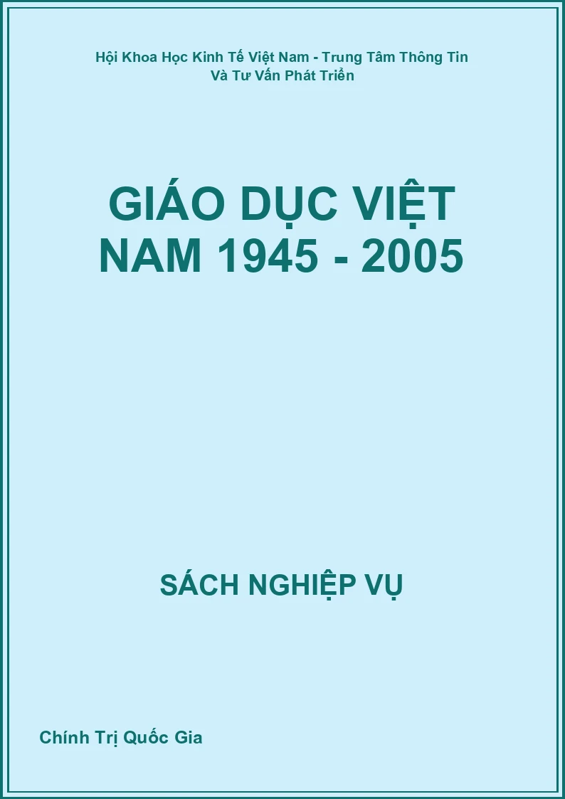 Giáo Dục Việt Nam 1945 - 2005