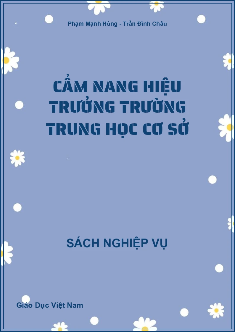 Cẩm Nang Hiệu Trưởng Trường Trung Học Cơ Sở