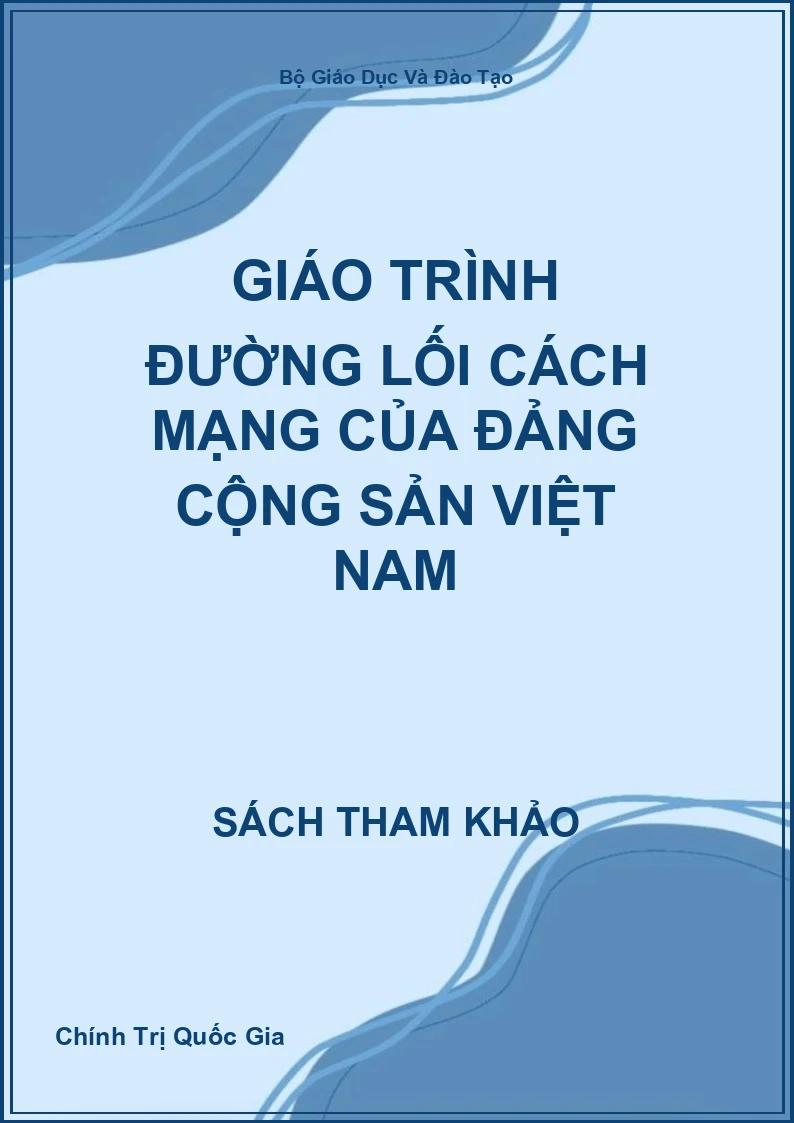 Giáo Trình Đường Lối Cách Mạng Của Đảng Cộng Sản Việt Nam