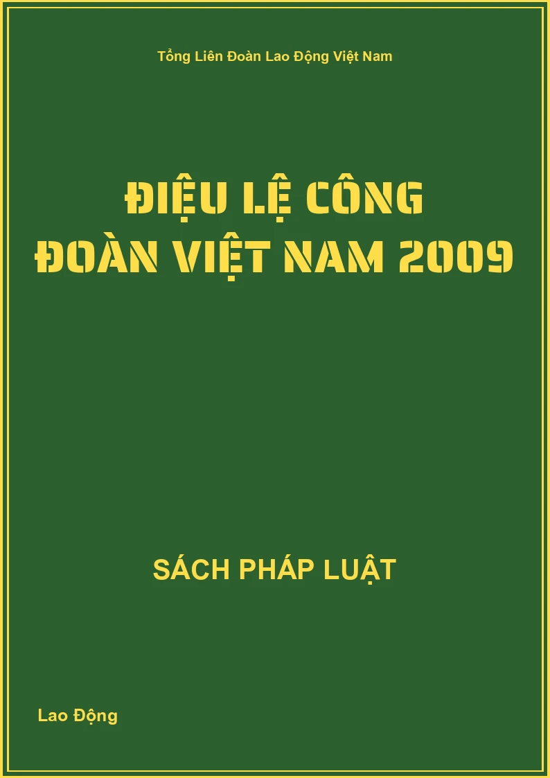 Điệu Lệ Công Đoàn Việt Nam 2009