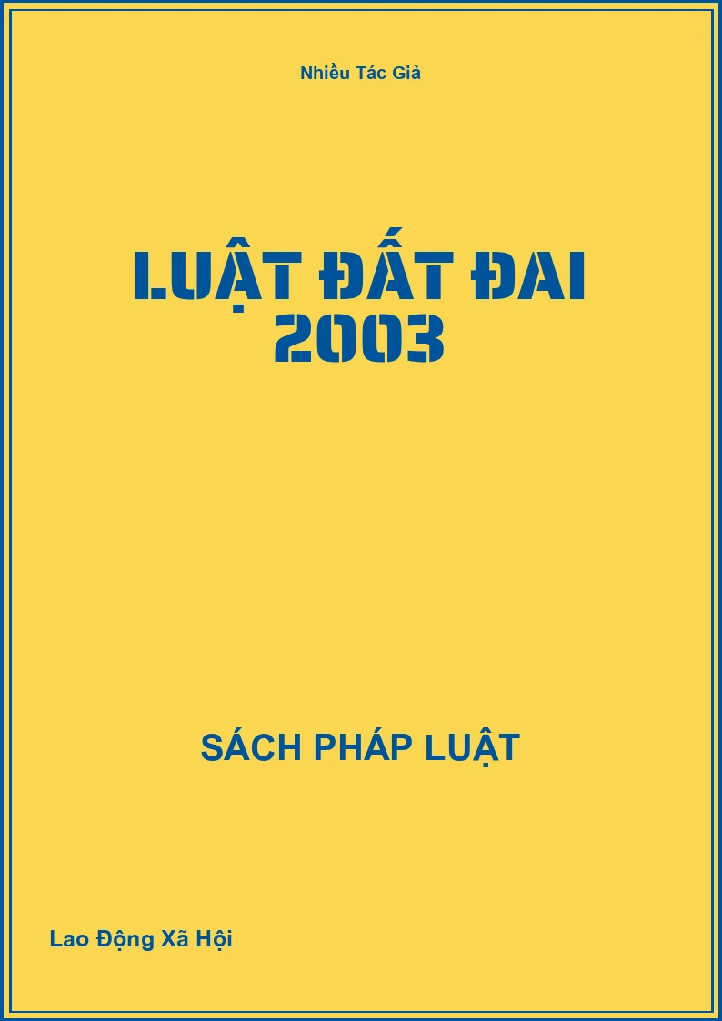 Luật Đất Đai 2003