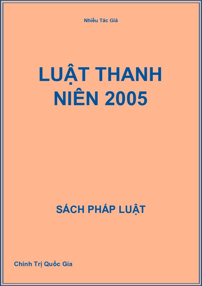 Luật Thanh Niên 2005