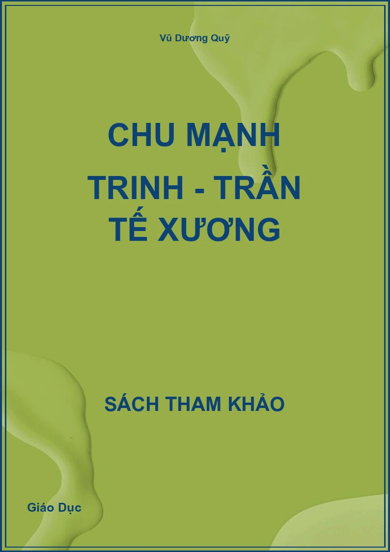 Chu Mạnh Trinh - Trần Tế Xương