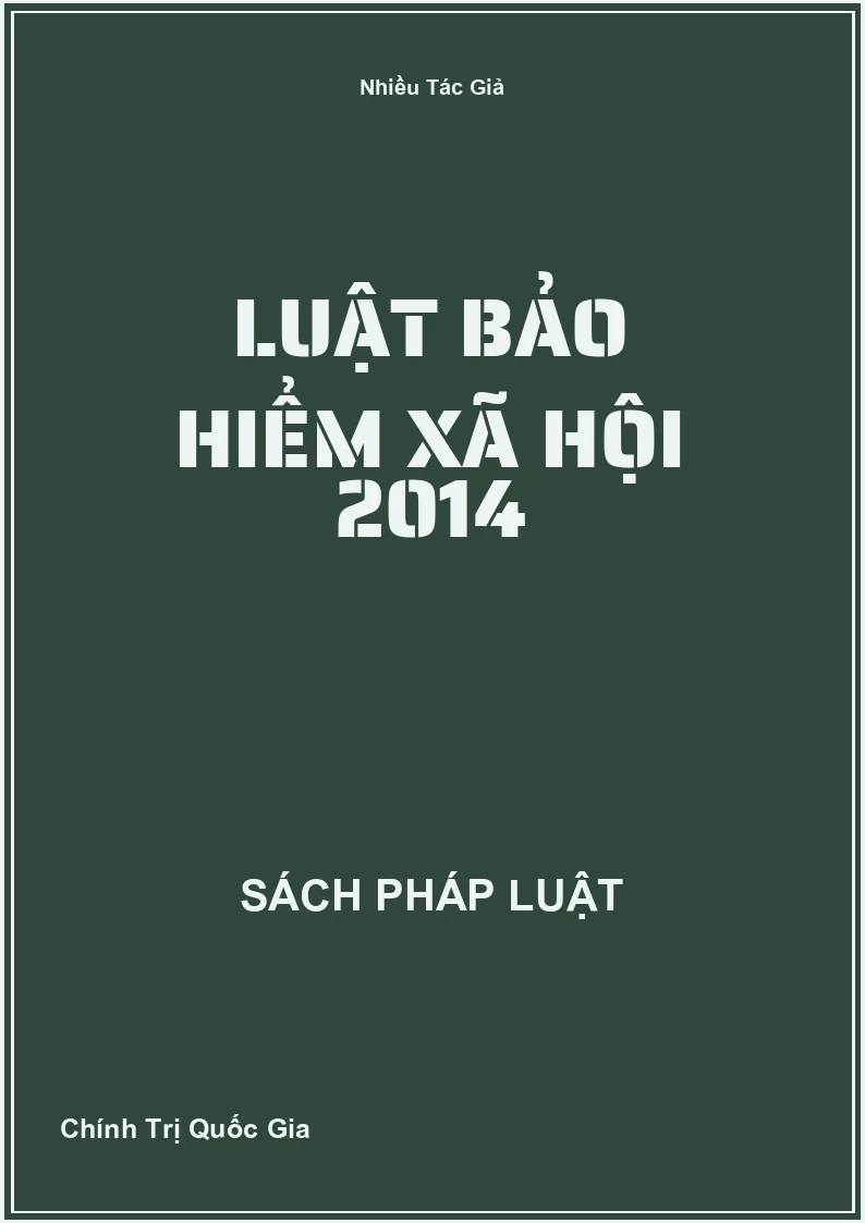 Luật Bảo Hiểm Xã Hội 2014