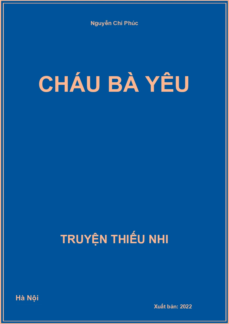 Cháu bà yêu