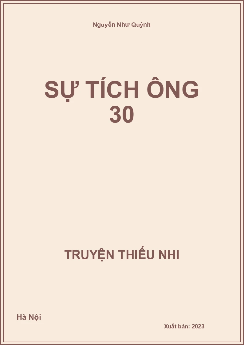 Sự tích ông 30
