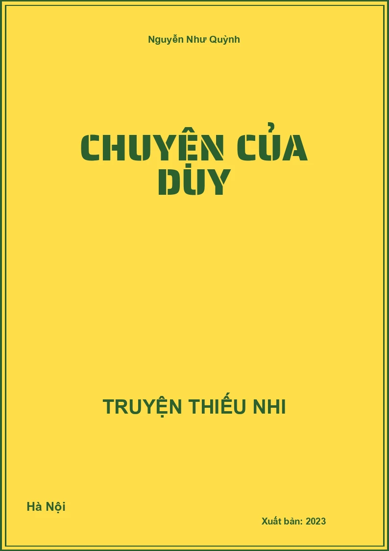 Chuyện của Duy