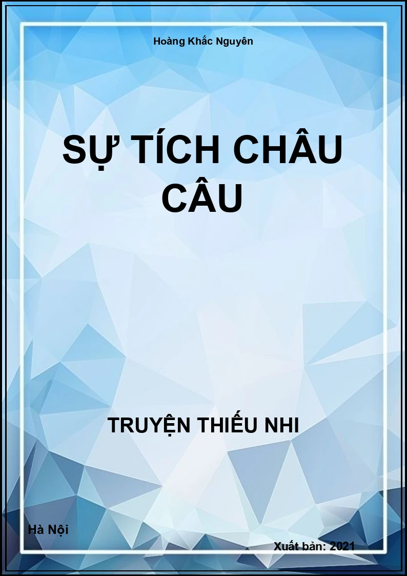 Sự tích châu câu