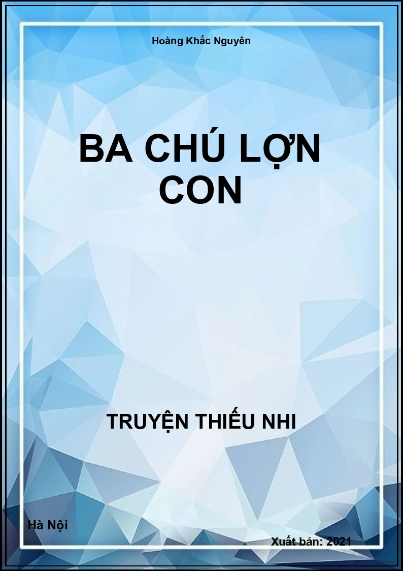 Ba chú lợn con