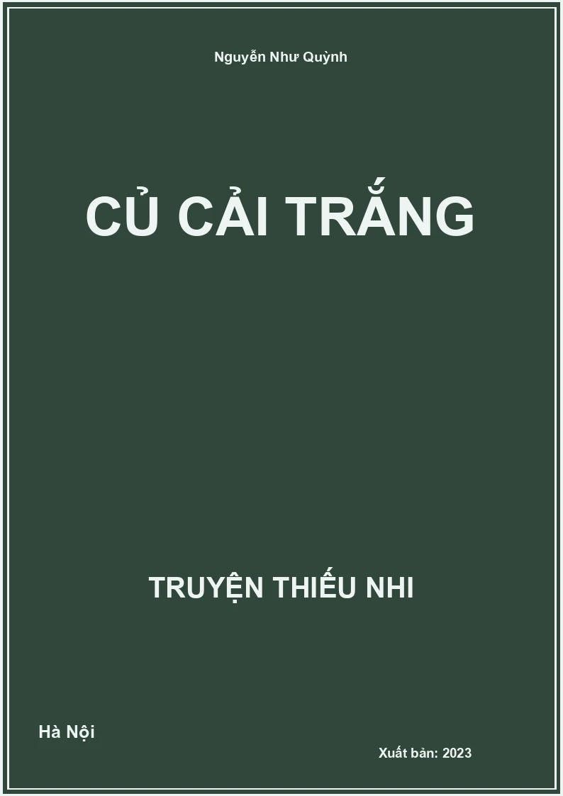 Củ cải trắng