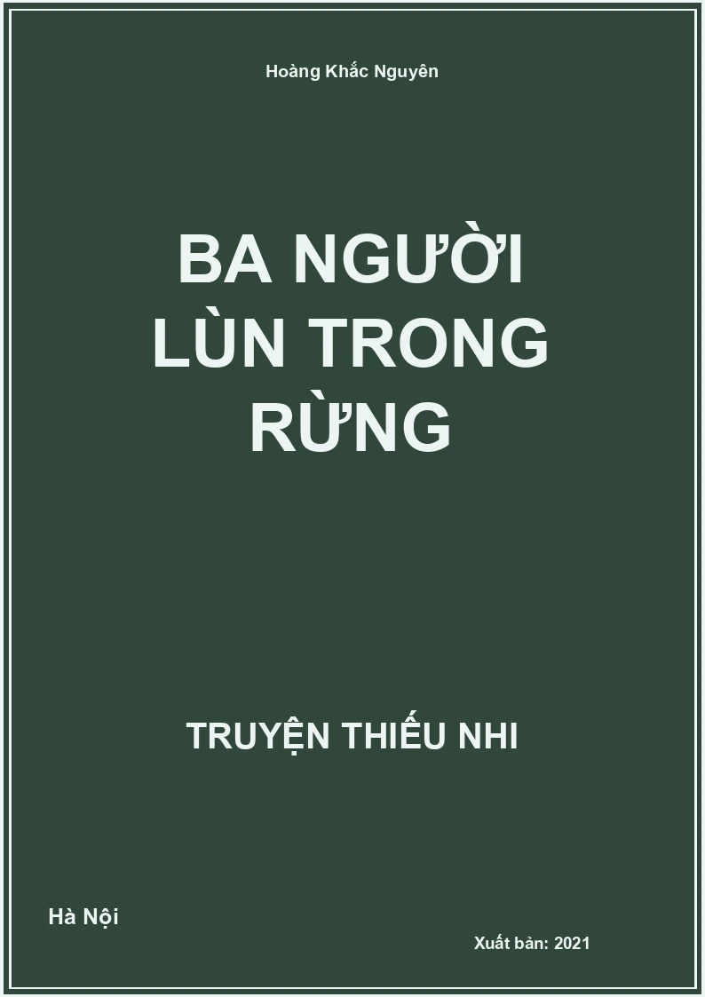 Ba người lùn trong rừng
