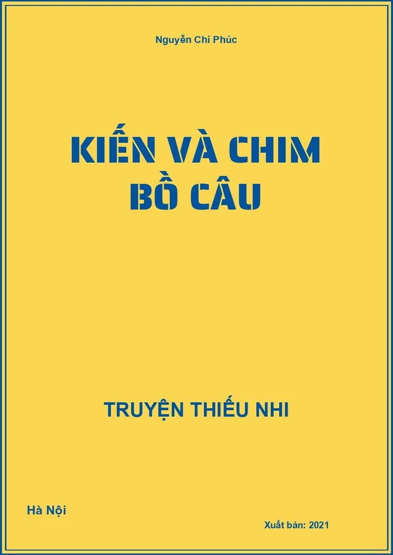 Kiến và chim bồ câu