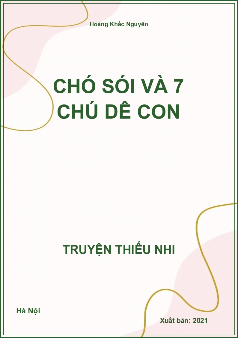 Chó sói và 7 chú dê con