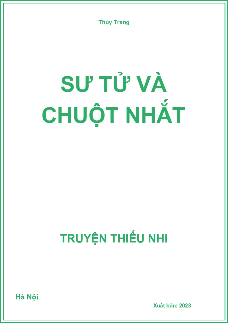 Sư tử và chuột nhắt