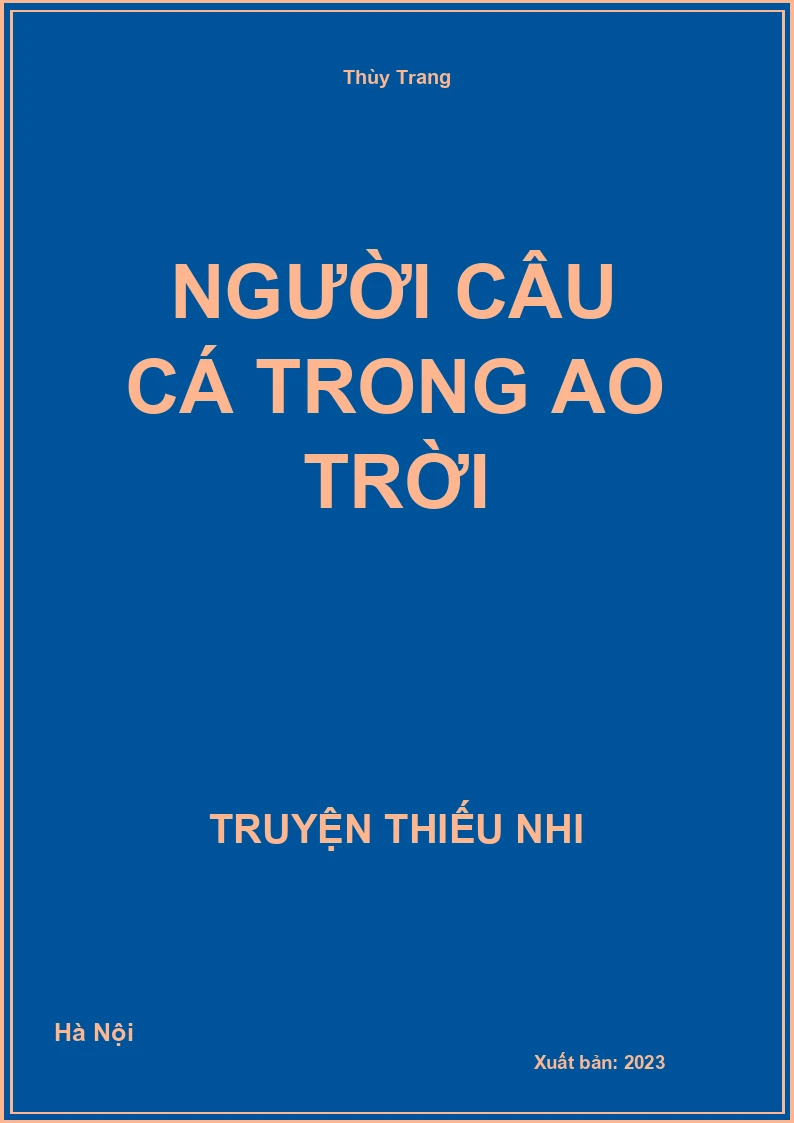 Người câu cá trong ao trời