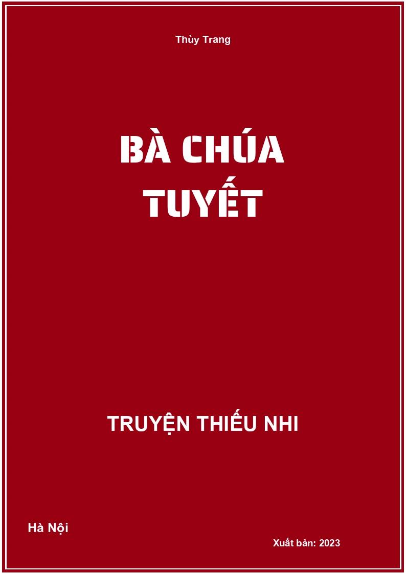Bà chúa tuyết