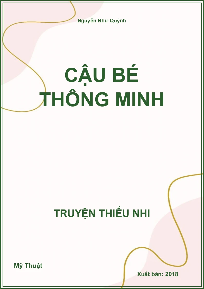 Cậu bé thông minh