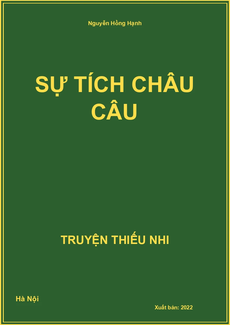 Sự tích châu câu