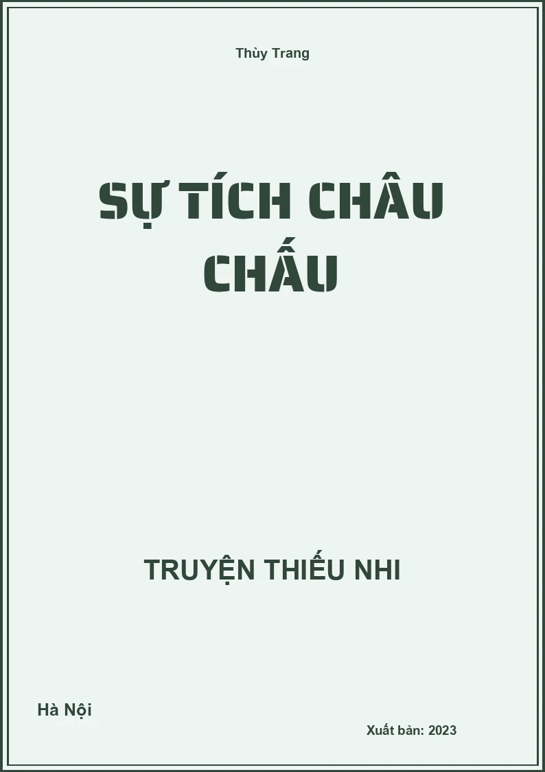 Sự tích châu chấu