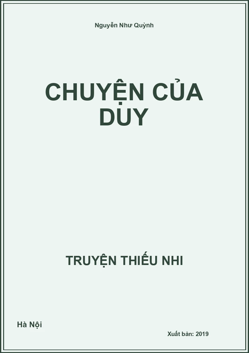Chuyện của duy